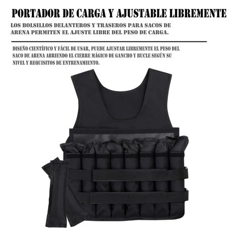 Chaleco Lastre Peso Entrenamiento Pro Crossfit 10k-2