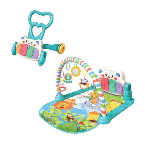 Gimnasio Andador Caminador Correpasillos 3 En 1 Musical Bebe-0