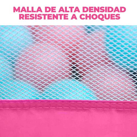 Corral Seguridad Bebes  Aro De Basket 180cm Rosado-6
