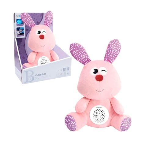 Conejito Espantacuco Peluche con Proyector de Musica y Luz-4