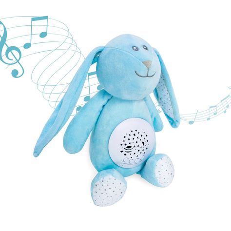 Conejito de peluche con Proyector de música y luz-1