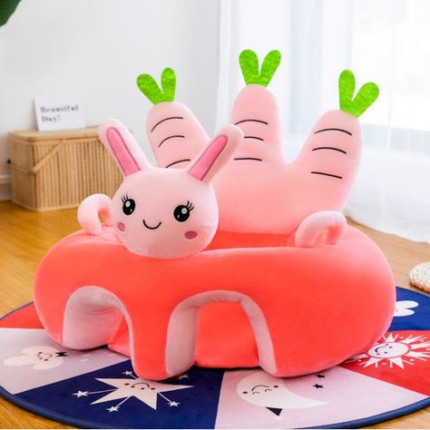 Cojin Asiento Bebe Seguridad y Apoyo Conejo-5
