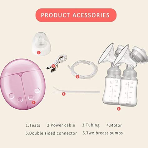 Saca Leche Extractor Electrico Maternal Doble Bomba-5