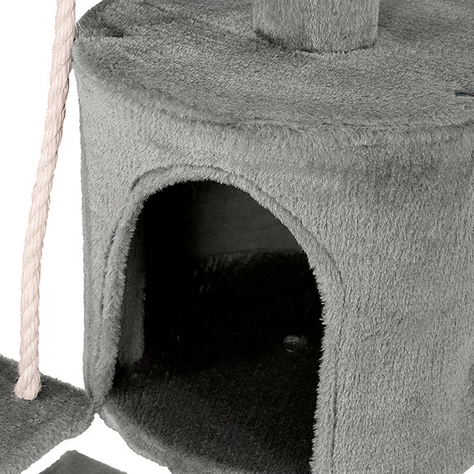 Rascador Para Gato Tipo Torre Grande 3 Niveles 112 cms. + Cuerda-4