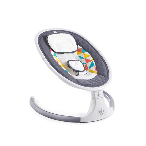 Silla Columpio Inteligente de Bebés Balancín Portátil con Temporización y Música-0