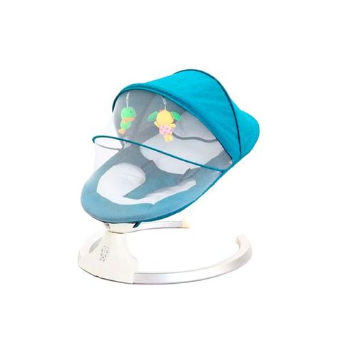 Silla Mecedora Electrica Inteligente Bebe Multifuncion Verde-0
