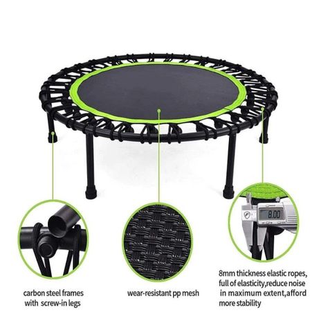 Trampolin con soporte en T 100 cms., saltarina, Power Jump-3