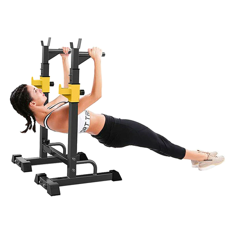 Atril Extendible Para Sentadillas, Fondo Y Press Banca-3