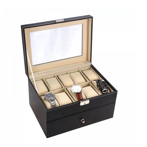 Caja Estuche Organizador de 20 Relojes de Lujo-2