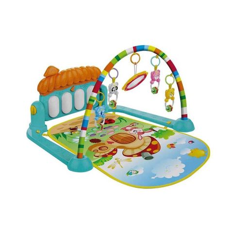 Gimnasio 3 en 1 Musical para bebe Piano Didactico-1