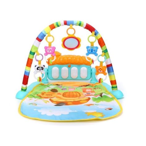 Gimnasio 3 en 1 Musical para bebe Piano Didactico-2