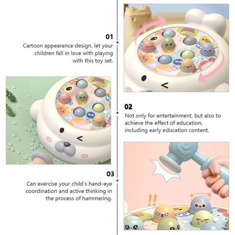 Juego Didactico Interactivo Foca Aplasta Topo Luz Y Sonido-1