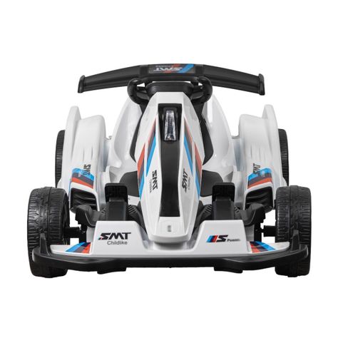 Auto Eléctrico Go Kart F1 Con Control Luz Y Sonido Blanco-4
