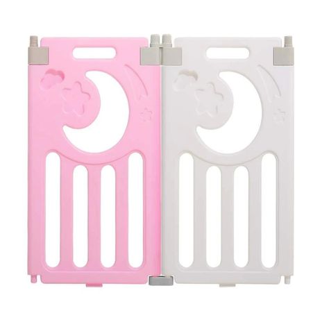 Corral de Seguridad Bebe Multiformas 8+2 Plegable Rosado-1