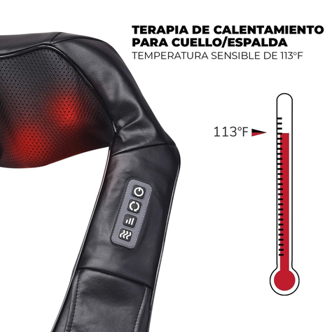 Masajeador de Cuello y Espalda con Terapia de Calor -4