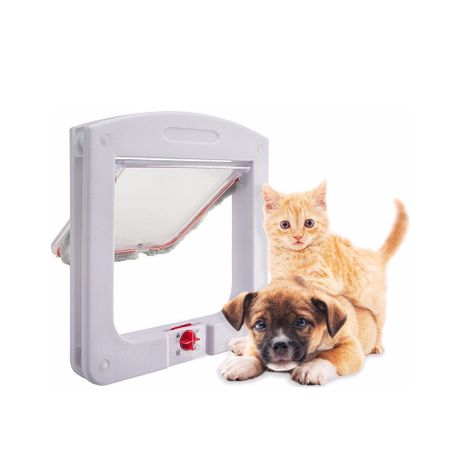 Puerta Mascota Para Gatos y Perros 15x15 Cms.-0