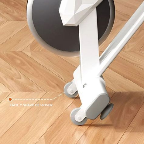 Bicicleta Spinning 6kg Resistencia Ajustable Blanca-2
