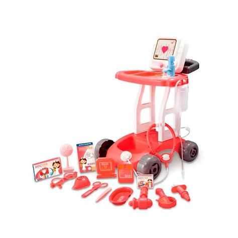 Set Completo de Doctora Dentista con Accesorios y Muñeca Para Jugar-4