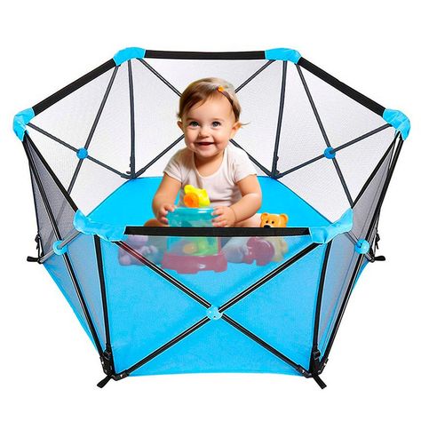 Corral de Seguridad para Bebe Plegable Portatil + Bolso-0