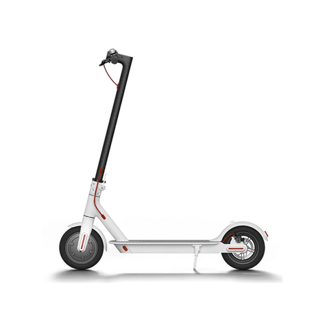 Scooter Eléctrico 500W Urbano Adulto Plegable Blanco-0