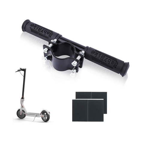 Scooter Eléctrico 500W Urbano Adulto Plegable Blanco-6