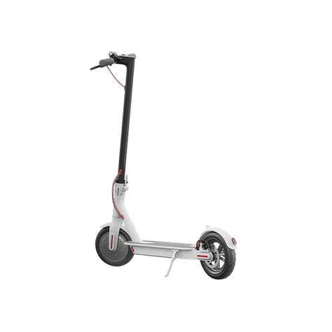Scooter Eléctrico 500W Urbano Adulto Plegable Blanco-5