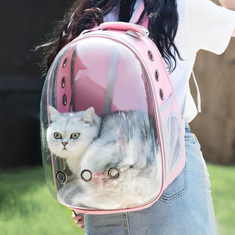 Mochila Bolso Transporte Mascota Perros Gatos-6