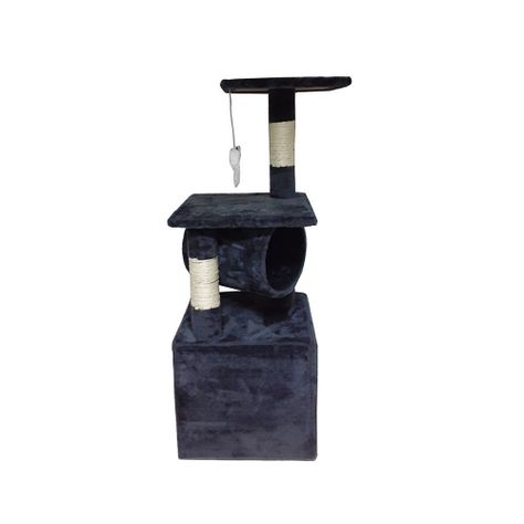 Rascador Para Gato Tipo Torre Casita 90 cms. + Raton-3