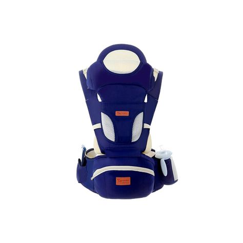 Portabebe Ergonomico con Soporte y Bolso Azul-0