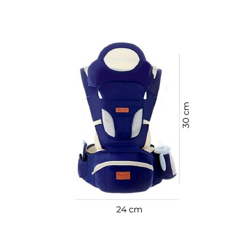 Portabebe Ergonomico con Soporte y Bolso Azul-1