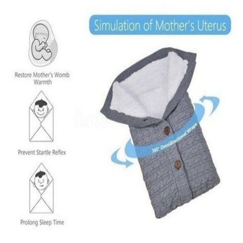 Saco De Dormir Manta para Bebe Recién Nacido Ultrasuave-4