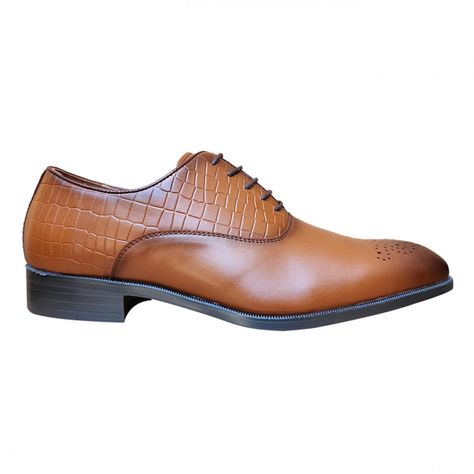 Zapatos Formales De Vestir Caballero Estampado Reptil 7428-0
