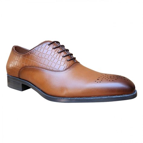 Zapatos Formales De Vestir Caballero Estampado Reptil 7428-1
