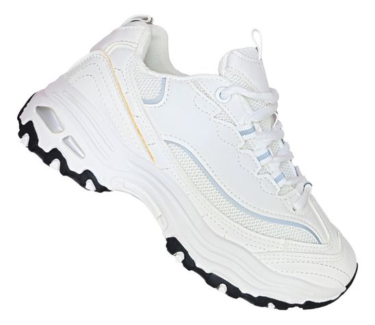 Zapatillas Deportivas Blancas Diseño Moderno Y Elegante 7616-1