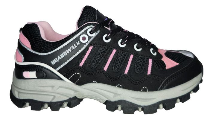 Zapatillas Life Outdoor Mujer 35 Al 41 Senderismo Negro 7617-1