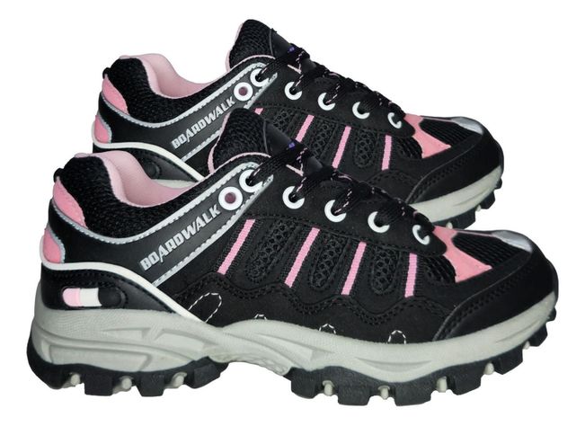 Zapatillas Life Outdoor Mujer 35 Al 41 Senderismo Negro 7617-2