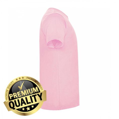 Polera De Algodón Unisex Manga Corta Dogo Premium - Rosa-1