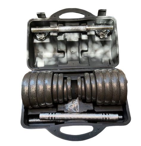 Kit pesas 30kilos Dumbell cast iron-1