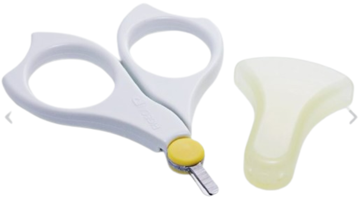 Tijera Para Uñas De Bebé Pigeon Color Blanco-2