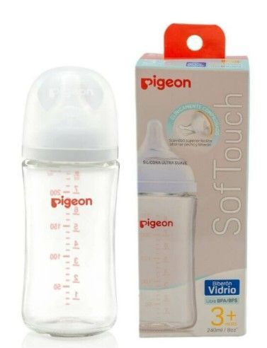 Biberón Softouch Pigeon Vidrio 240ml-0