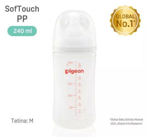 Biberón Softouch Pigeon Vidrio 240ml-2