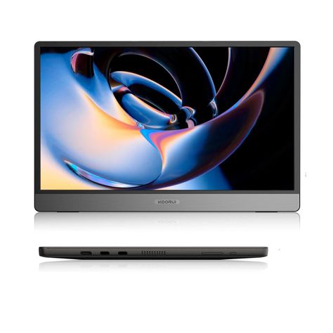Monitor Portátil Koorui 15.6" FHD Ips USB-C HDMI Altavoz-1