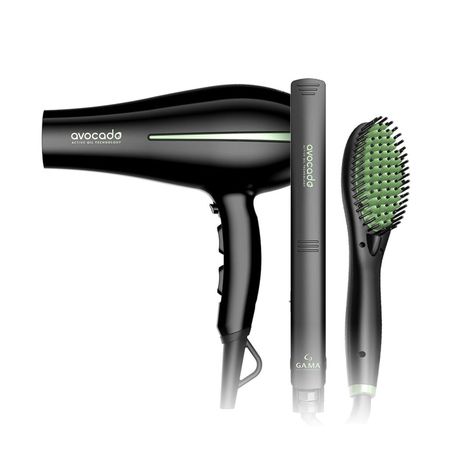 Set Gama Secador Bora + Alisador Elegance + Cepillo Avocado-0