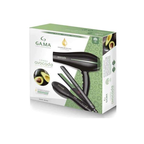 Set Gama Secador Bora + Alisador Elegance + Cepillo Avocado-3
