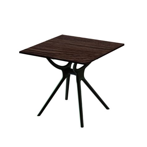 Mesa de Comedor Art 80x80 Cafe Marron-1