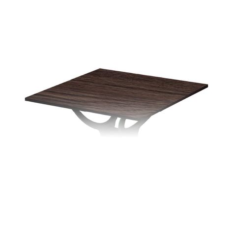 Mesa de Comedor Art 80x80 Cafe Marron-2