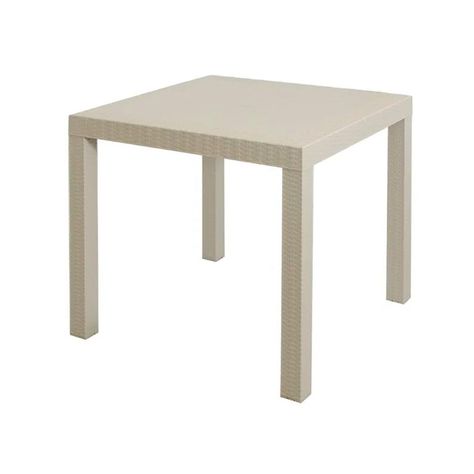 Mesa Ratan Cuadrada 80x80 Blanca-2