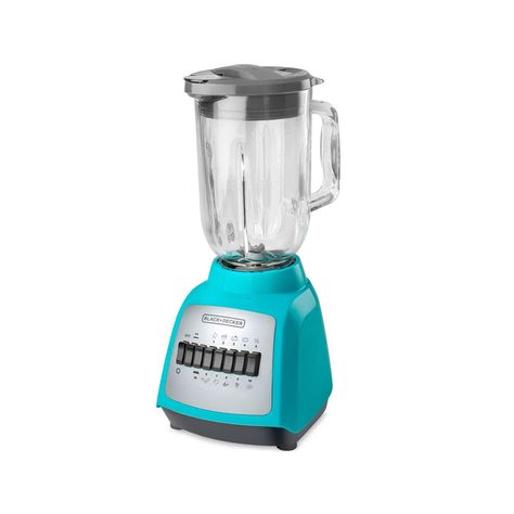 Licuadora Black+Decker BLBD210GT 1.25L Vidrio Azul 550W-1
