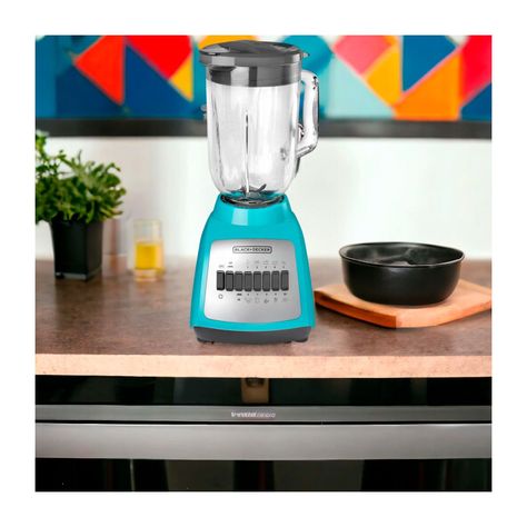 Licuadora Black+Decker BLBD210GT 1.25L Vidrio Azul 550W-3