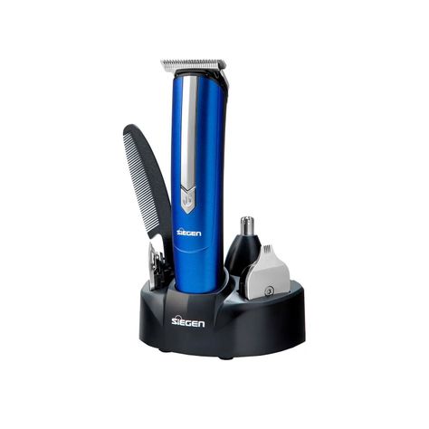 Set Afeitadora y Multistyler Siegen SG-8440 Acero Inox-1